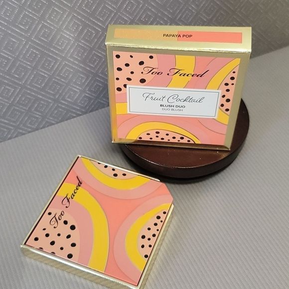 Too Faced Fruit Cocktail Blush Duo - Papaya Pop (Sold Out Online) - Picture 5 of 8